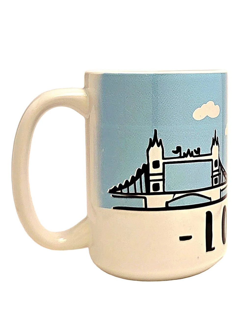 London Souvenir Mug - 15oz Ceramic Skyline Travel Keepsake - Coffee Quips Custom Drinkware