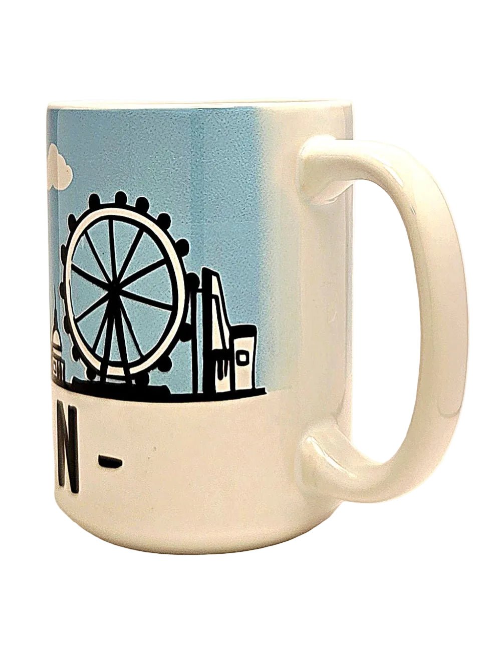 London Souvenir Mug - 15oz Ceramic Skyline Travel Keepsake - Coffee Quips Custom Drinkware