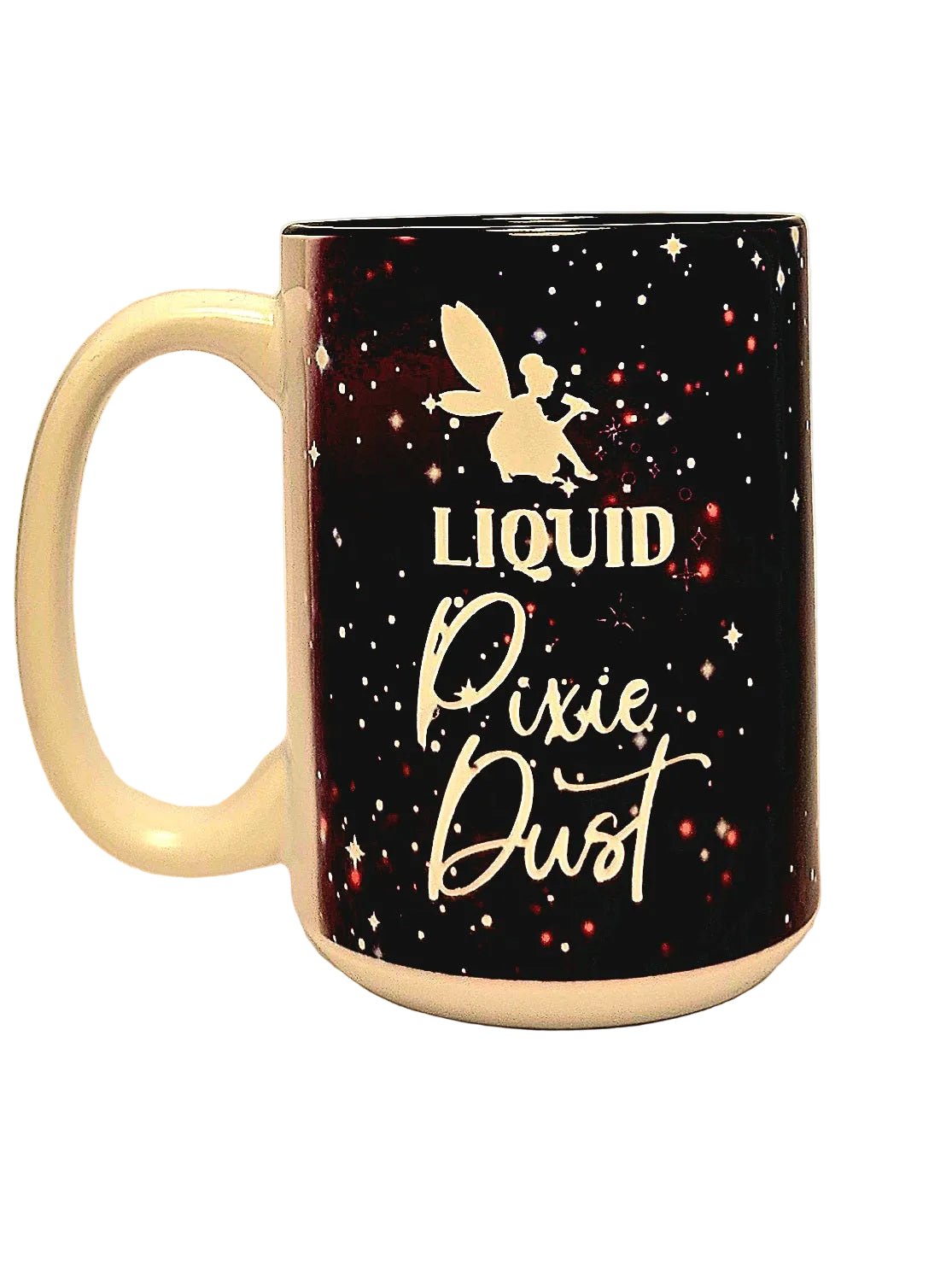 Magical Liquid Pixie Dust 15oz ceramic coffee mug - Coffee Quips Custom Drinkware