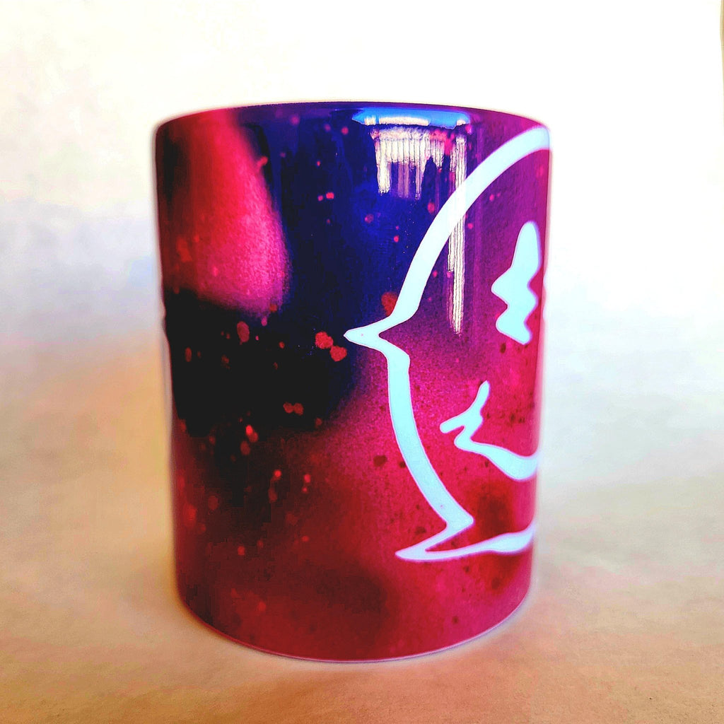 Melting Smiley Face Coffee Mug - Happy Ceramic Quips - 12oz - Coffee Quips Custom Drinkware