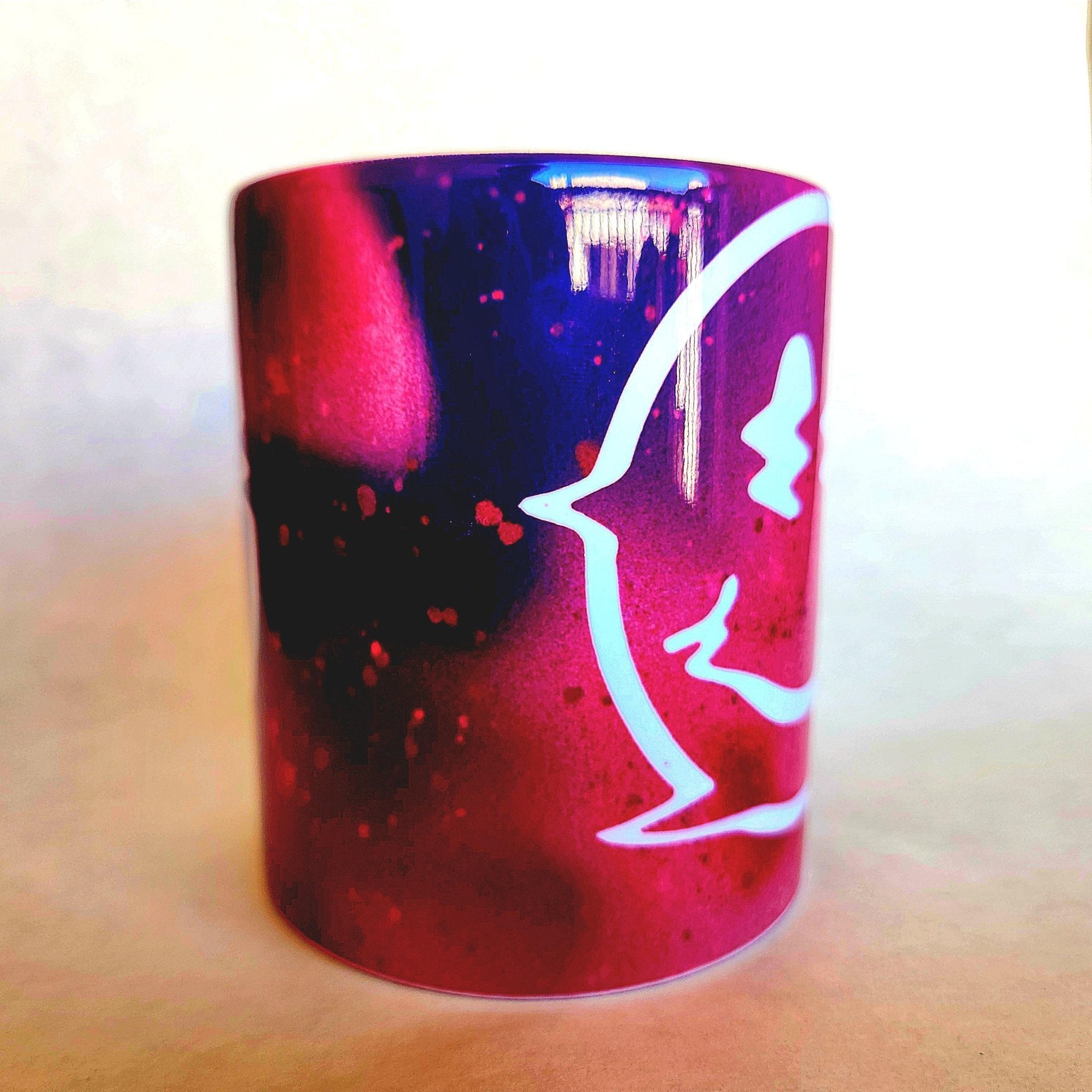 Melting Smiley Face Coffee Mug - Happy Ceramic Quips - 12oz - Coffee Quips Custom Drinkware