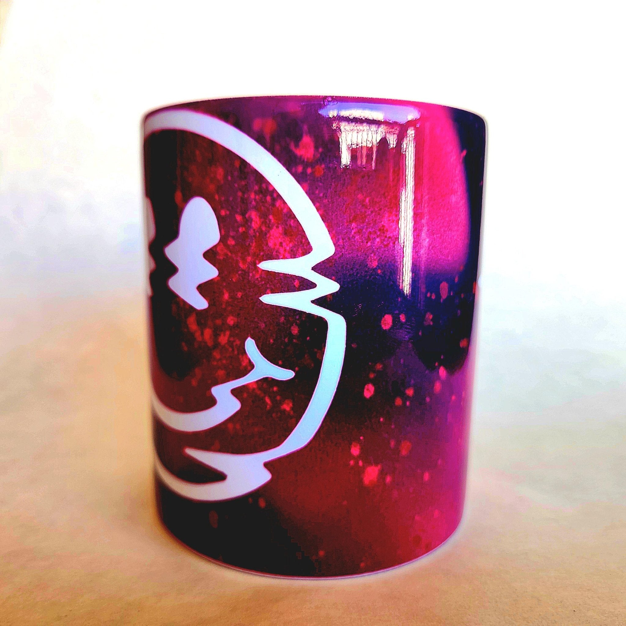 Melting Smiley Face Coffee Mug - Happy Ceramic Quips - 12oz - Coffee Quips Custom Drinkware