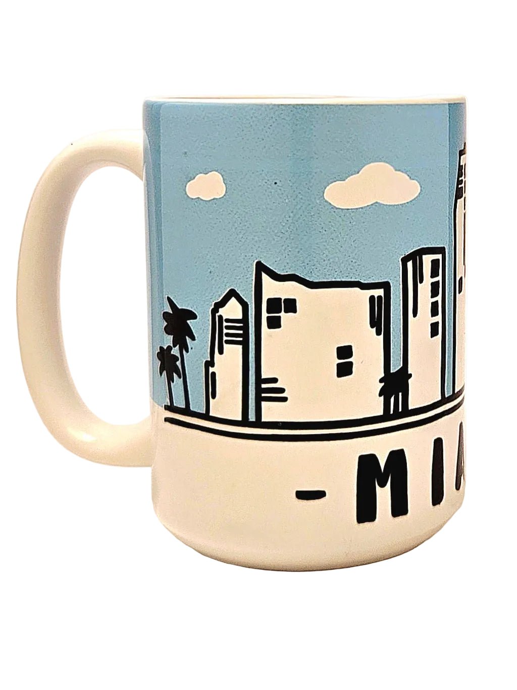 Miami Souvenir Mug - 15oz Ceramic Travel Keepsake - Coffee Quips Custom Drinkware