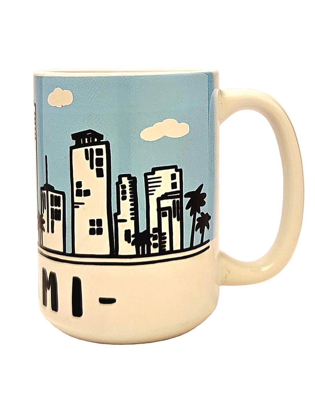 Miami Souvenir Mug - 15oz Ceramic Travel Keepsake - Coffee Quips Custom Drinkware