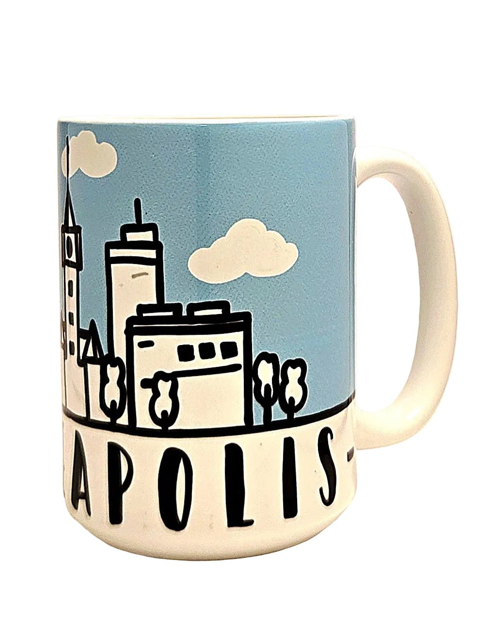 Minneapolis Souvenir Mug - 15oz Ceramic Travel Keepsake - Coffee Quips Custom Drinkware