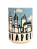 Minneapolis Souvenir Mug - 15oz Ceramic Travel Keepsake - Coffee Quips Custom Drinkware