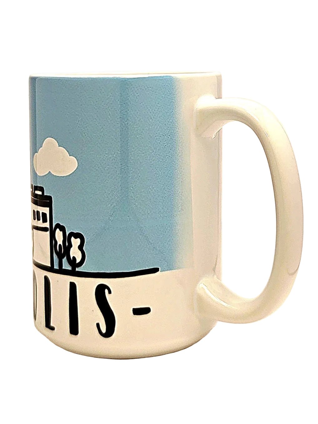 Minneapolis Souvenir Mug - 15oz Ceramic Travel Keepsake - Coffee Quips Custom Drinkware