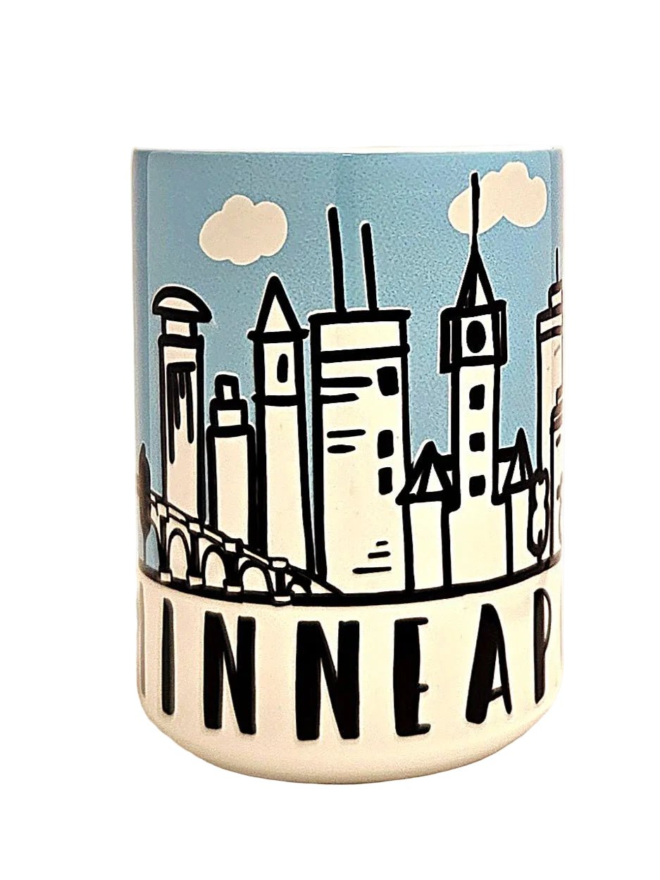 Minneapolis Souvenir Mug - 15oz Ceramic Travel Keepsake - Coffee Quips Custom Drinkware