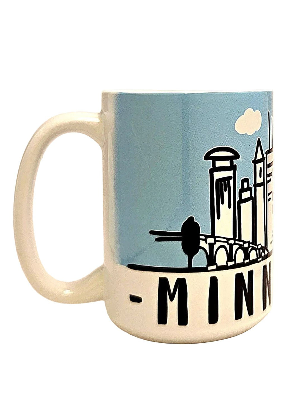 Minneapolis Souvenir Mug - 15oz Ceramic Travel Keepsake - Coffee Quips Custom Drinkware