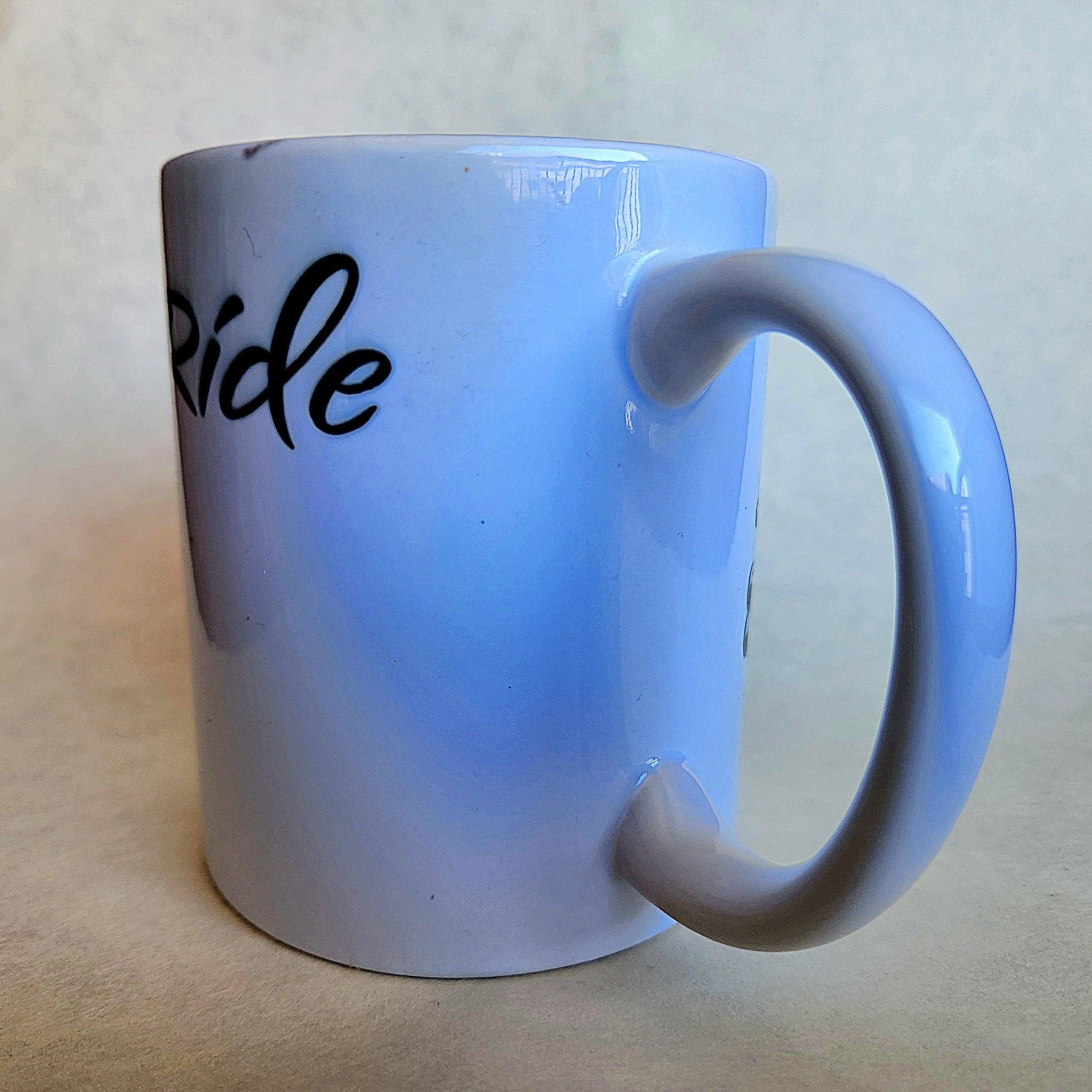 Motorcycle Coffee Mug: Crafted Ceramic 'Lets Ride' Design 15oz - Coffee Quips Custom Drinkware
