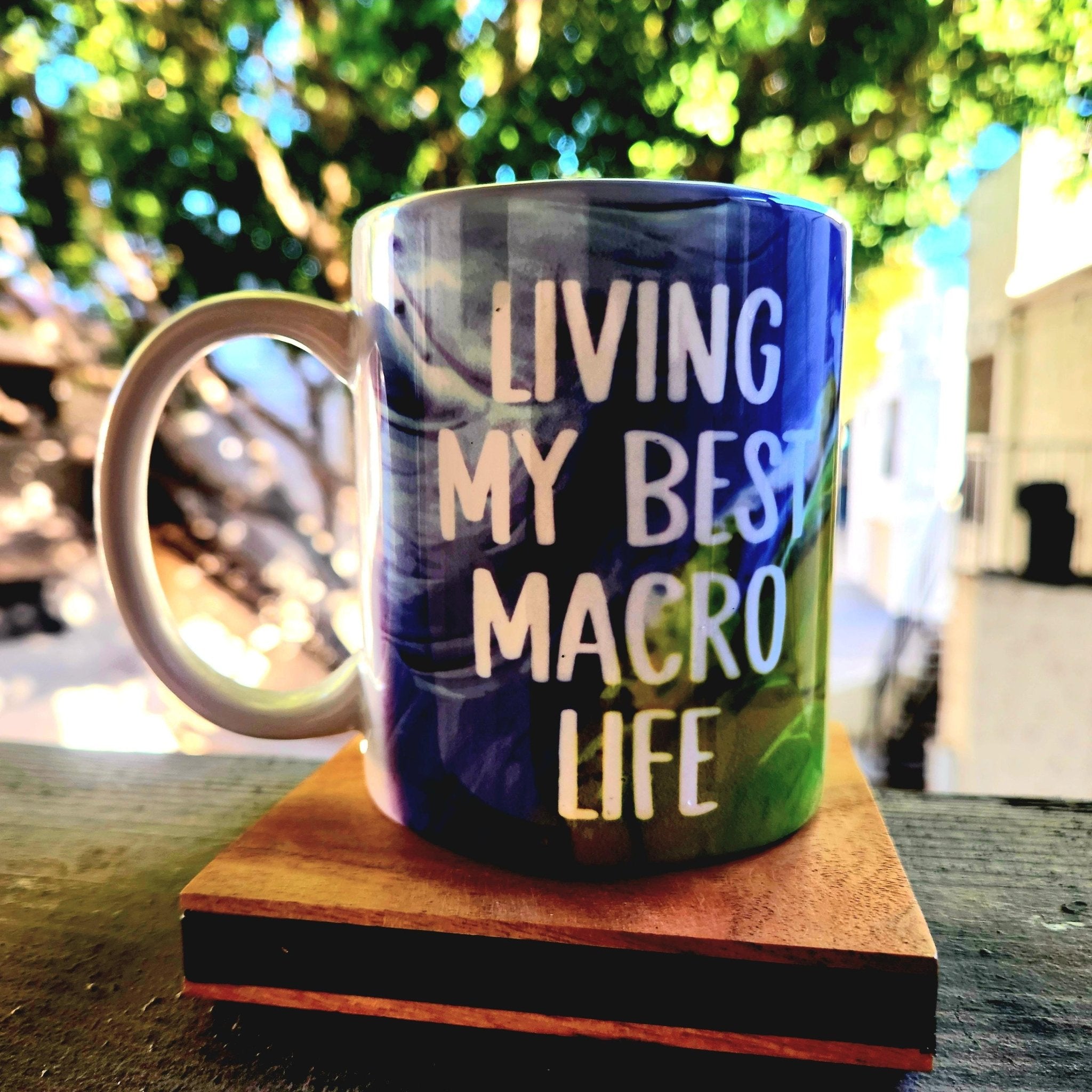 My Best Macro Life Ceramic Coffee Mug - Fitness Tracker Gift - Coffee Quips Custom Drinkware