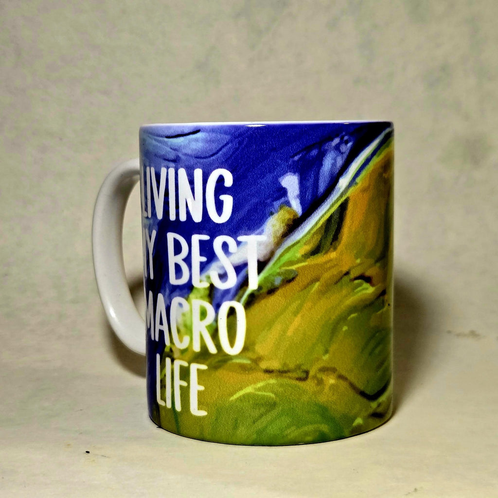 My Best Macro Life Ceramic Coffee Mug - Fitness Tracker Gift - Coffee Quips Custom Drinkware