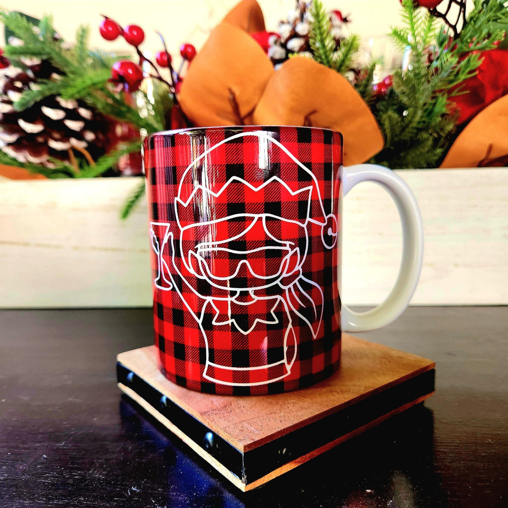 Naughty List VIP Lounge Coffee Mug - Holiday Christmas Mug - Coffee Quips Custom Drinkware