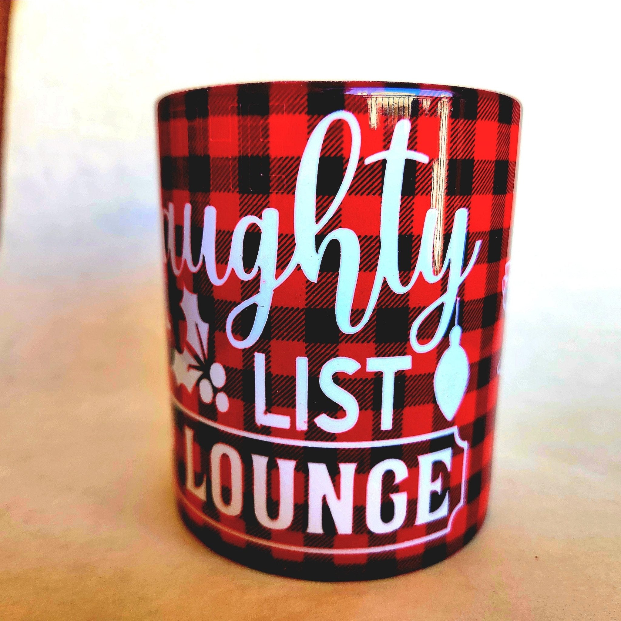 Naughty List VIP Lounge Coffee Mug - Holiday Christmas Mug - Coffee Quips Custom Drinkware