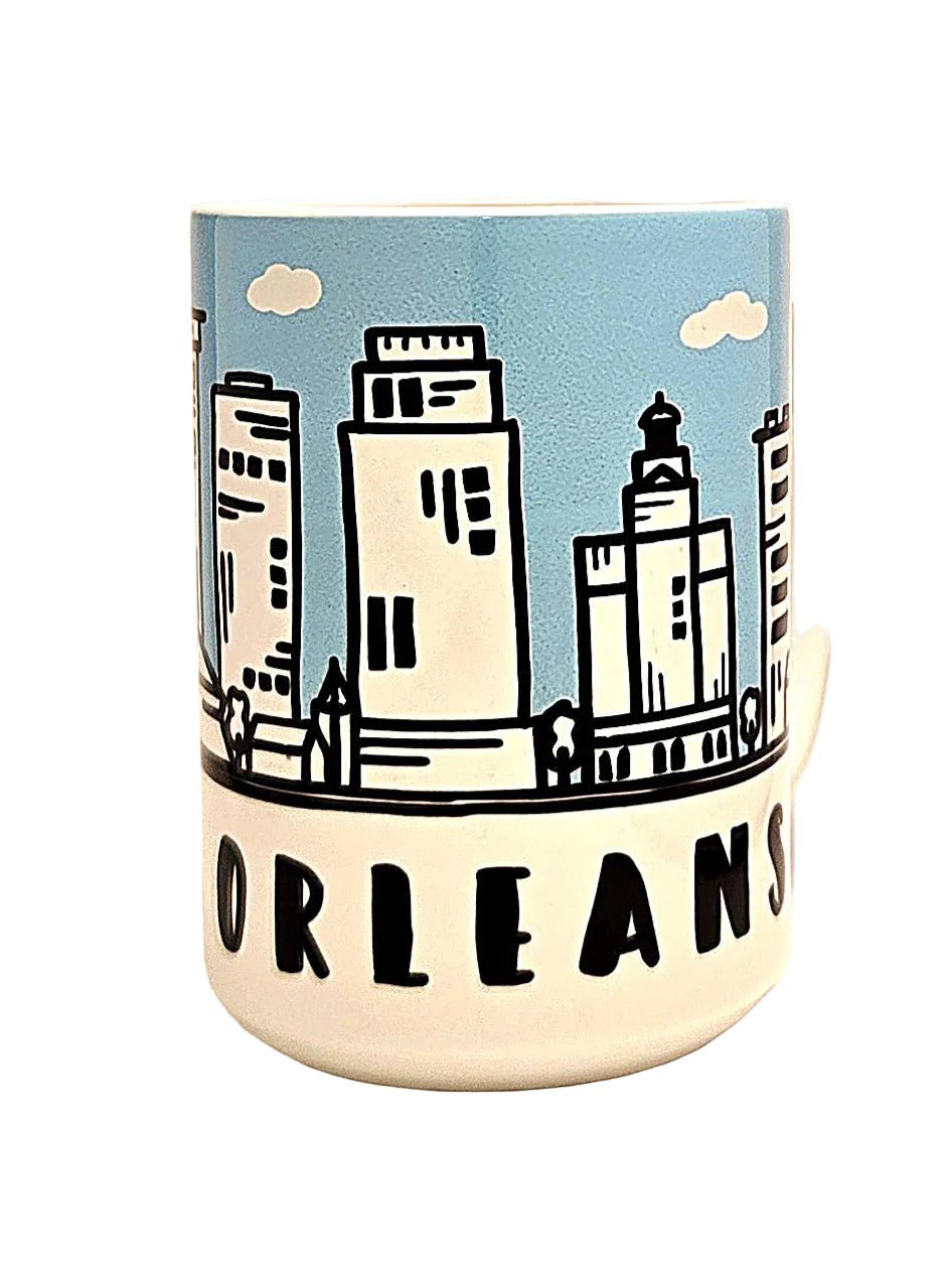 New Orleans Souvenir Mug - 15oz Ceramic Travel Keepsake - Coffee Quips Custom Drinkware