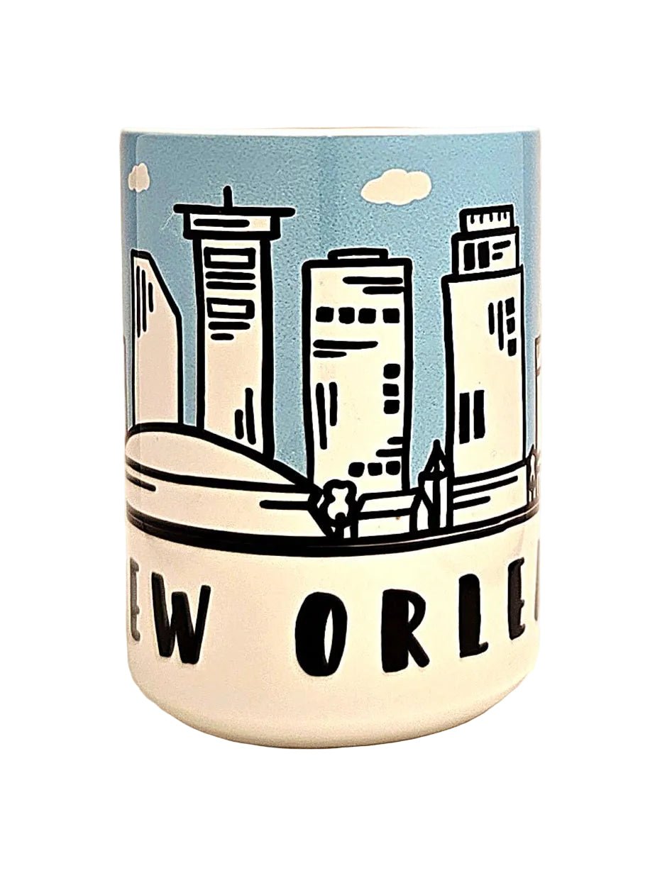 New Orleans Souvenir Mug - 15oz Ceramic Travel Keepsake - Coffee Quips Custom Drinkware