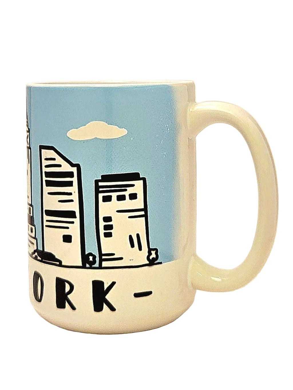 New York Souvenir Mug - 15oz Ceramic Travel Keepsake - Coffee Quips Custom Drinkware