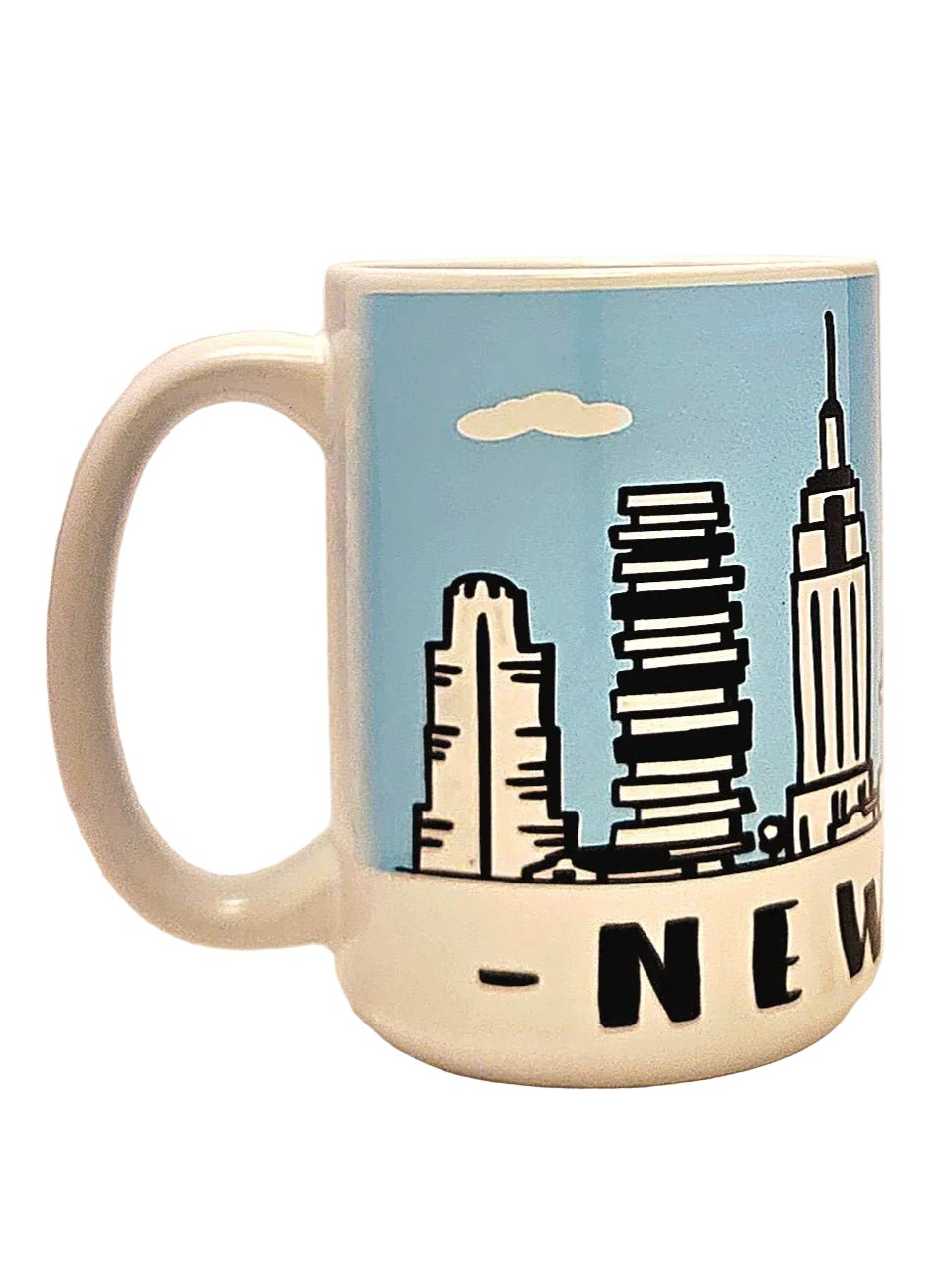 New York Souvenir Mug - 15oz Ceramic Travel Keepsake - Coffee Quips Custom Drinkware