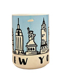 New York Souvenir Mug - 15oz Ceramic Travel Keepsake - Coffee Quips Custom Drinkware