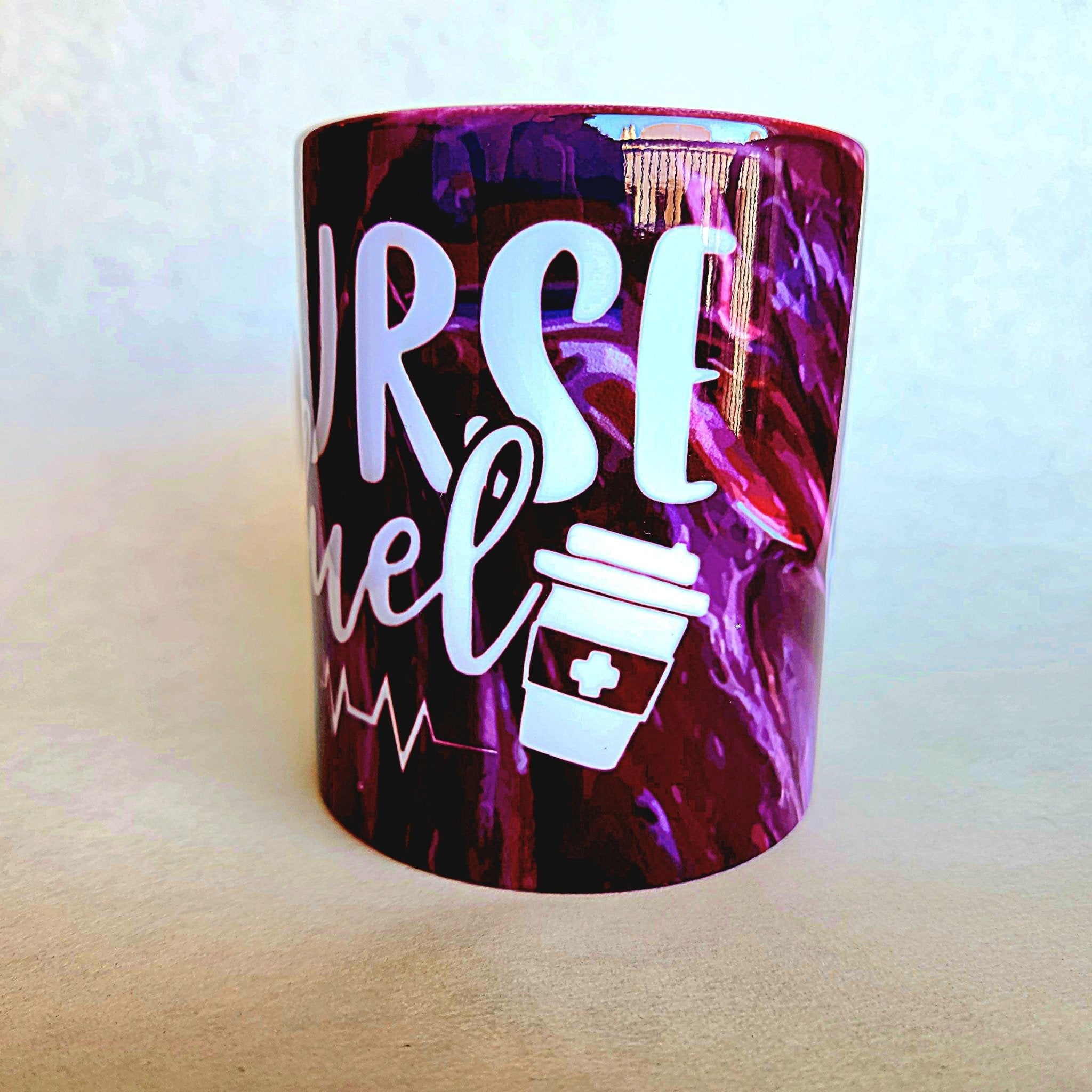 Nurse Fuel Coffee Mug: Funny Sarcastic Ceramic Mug - Coffee Quips Custom Drinkware