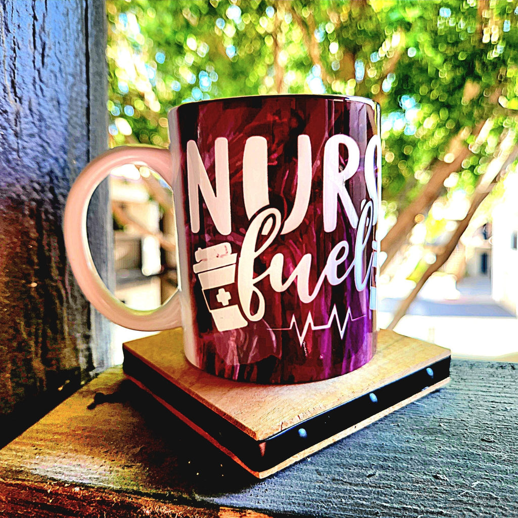 Nurse Fuel Coffee Mug: Funny Sarcastic Ceramic Mug - Coffee Quips Custom Drinkware