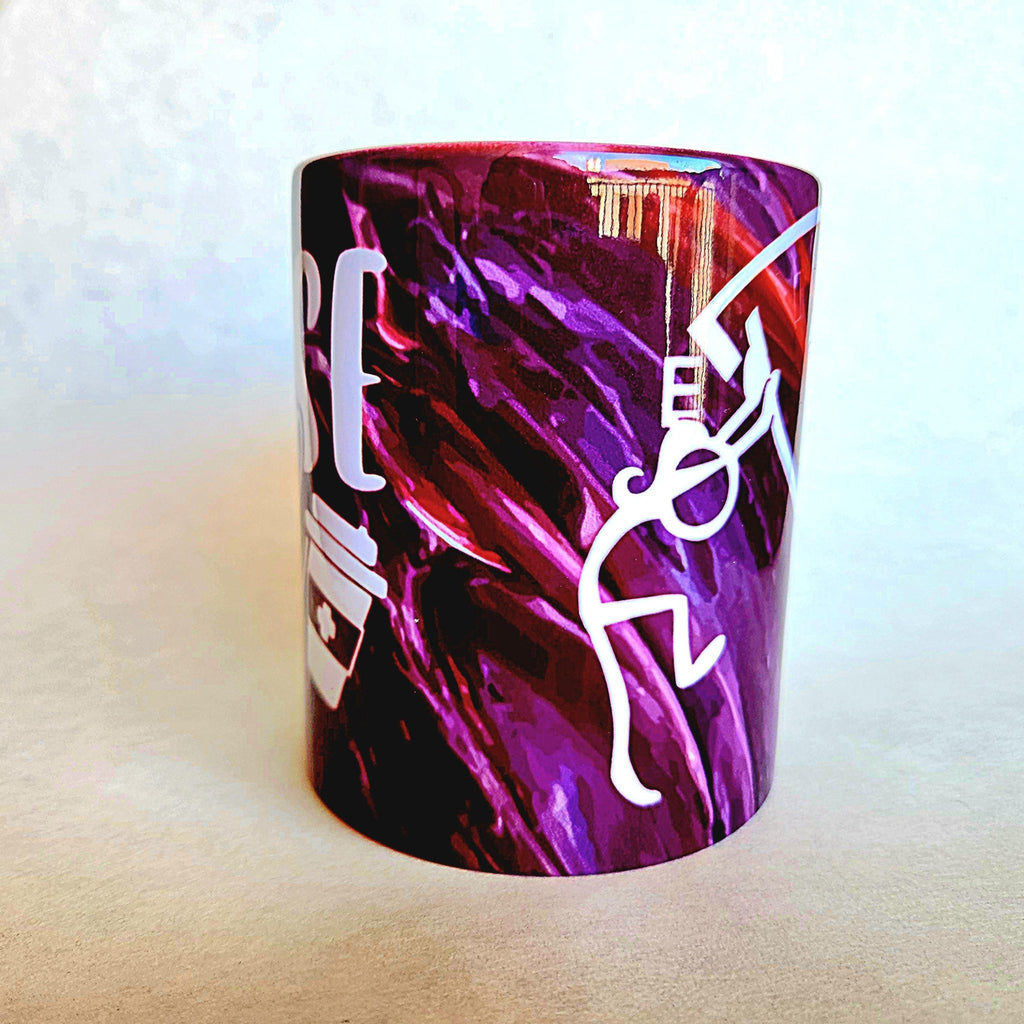 Nurse Fuel Coffee Mug: Funny Sarcastic Ceramic Mug - Coffee Quips Custom Drinkware