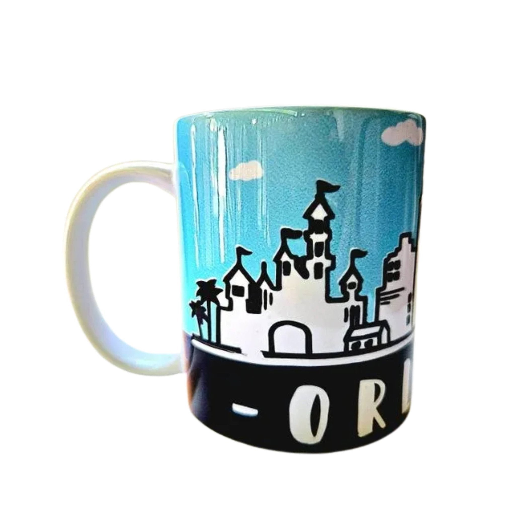Orlando Souvenir Skyline Ceramic Coffee Mug: Coffee Quips Custom Drinkware