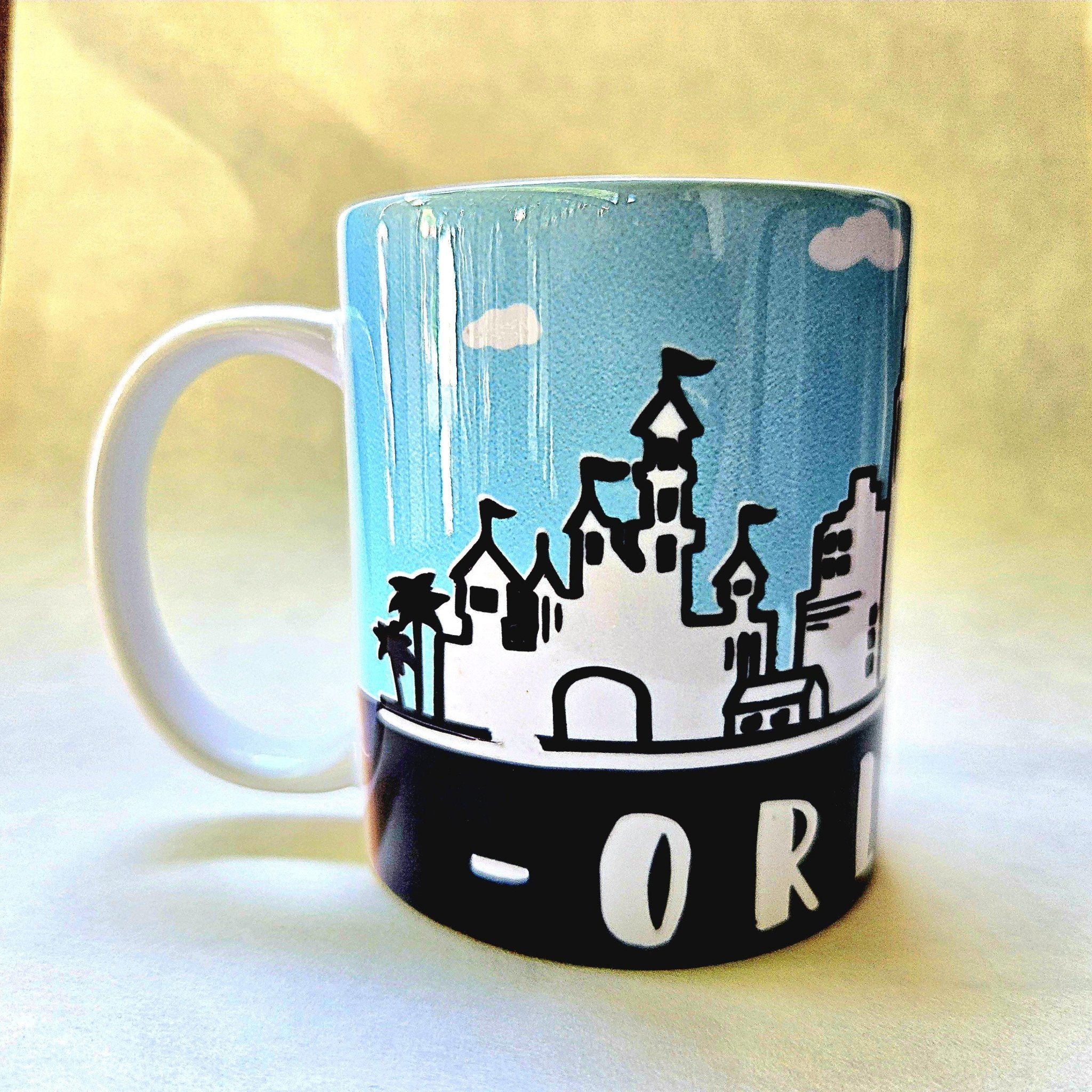 Orlando Souvenir Skyline Ceramic Coffee Mug: Coffee Quips Custom Drinkware
