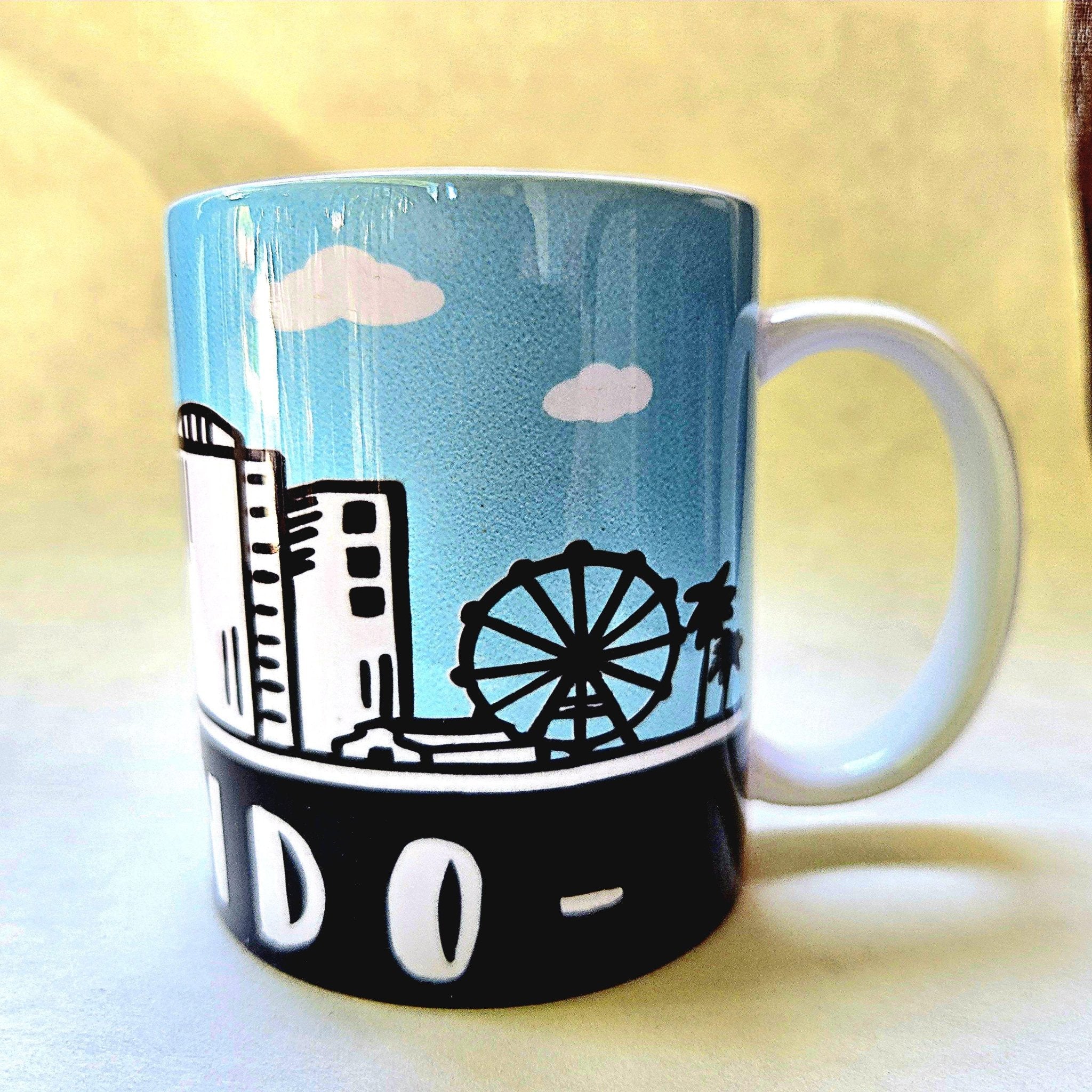 Orlando Souvenir Skyline Ceramic Coffee Mug: Coffee Quips Custom Drinkware
