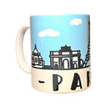 Paris souvenir city of lights skyline mug. - Coffee Quips Custom Drinkware