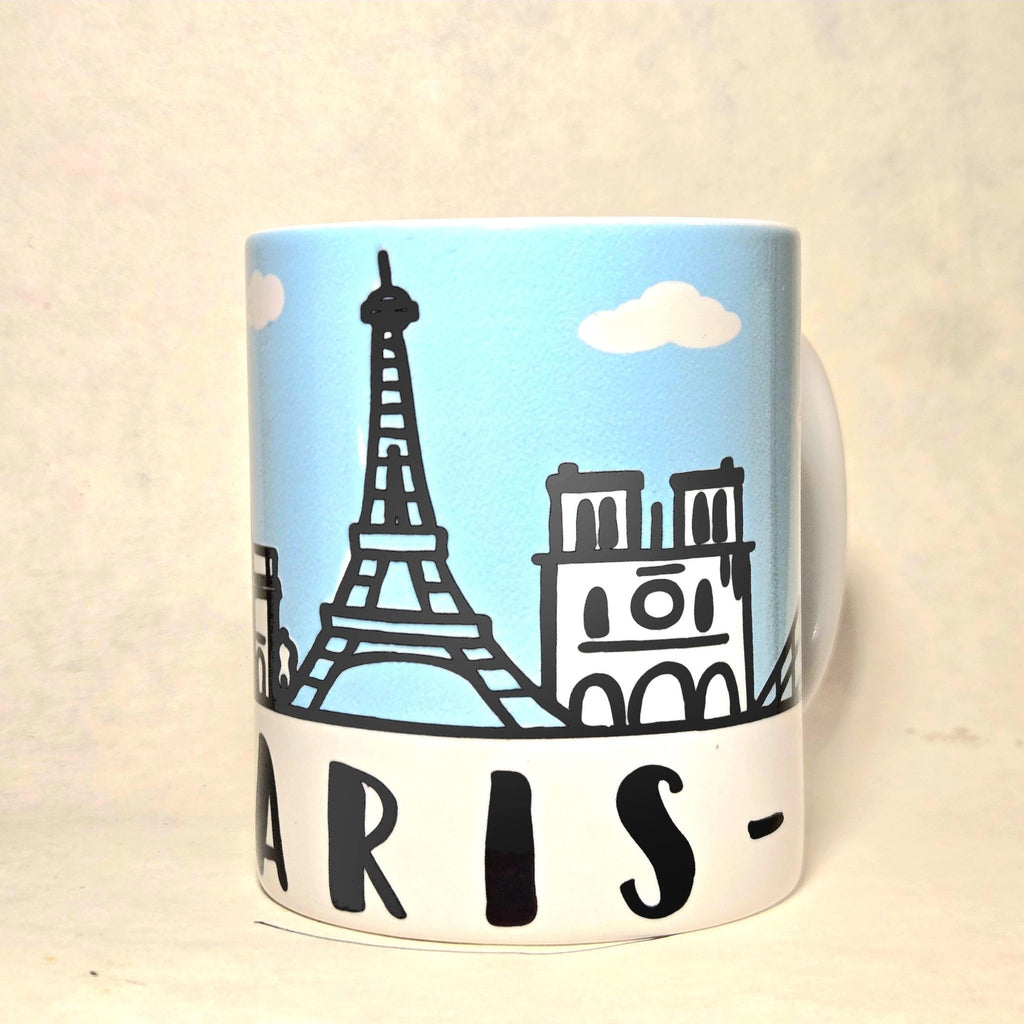 Paris souvenir city of lights skyline mug. - Coffee Quips Custom Drinkware