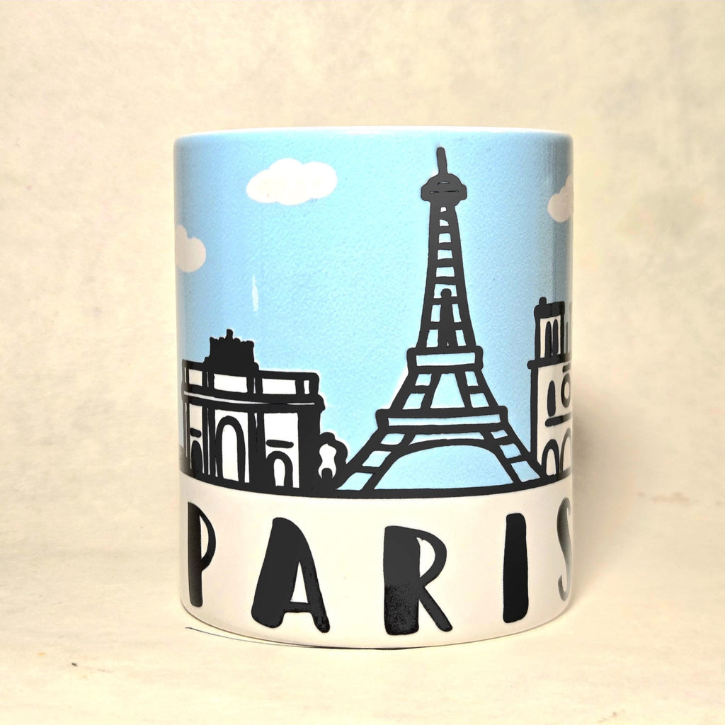 Paris souvenir city of lights skyline mug. - Coffee Quips Custom Drinkware