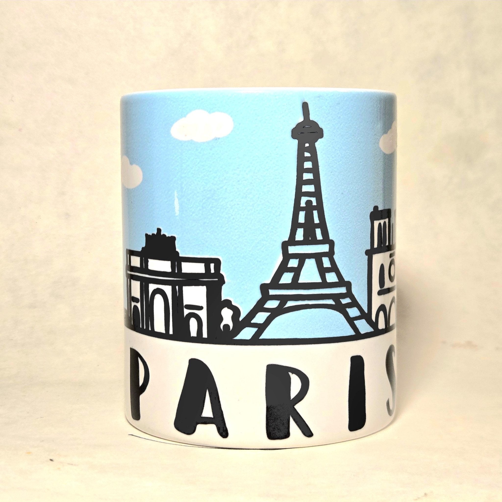 Paris souvenir city of lights skyline mug. - Coffee Quips Custom Drinkware