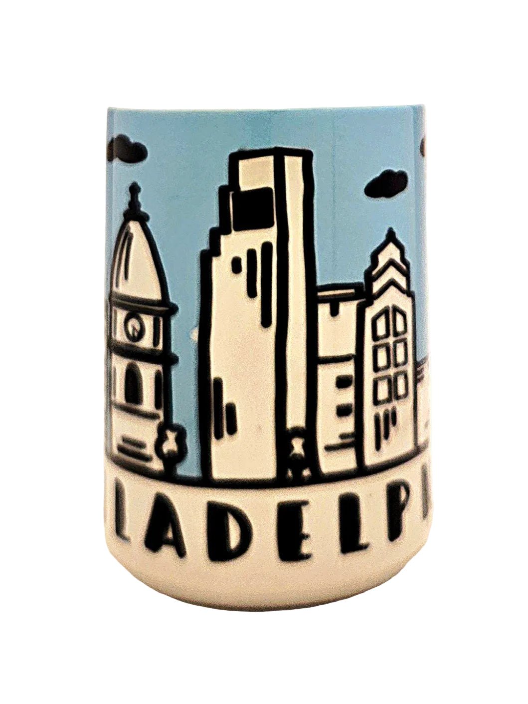 Philadelphia Souvenir Mug - 15oz Ceramic Travel Keepsake - Coffee Quips Custom Drinkware