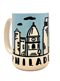 Philadelphia Souvenir Mug - 15oz Ceramic Travel Keepsake - Coffee Quips Custom Drinkware