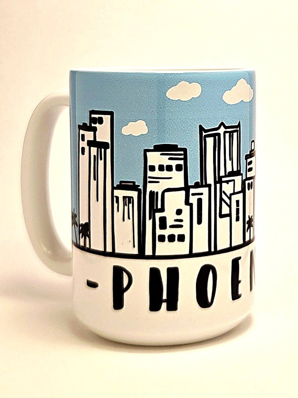 Phoenix Souvenir Mug - 15oz Ceramic Travel Keepsake - Coffee Quips Custom Drinkware