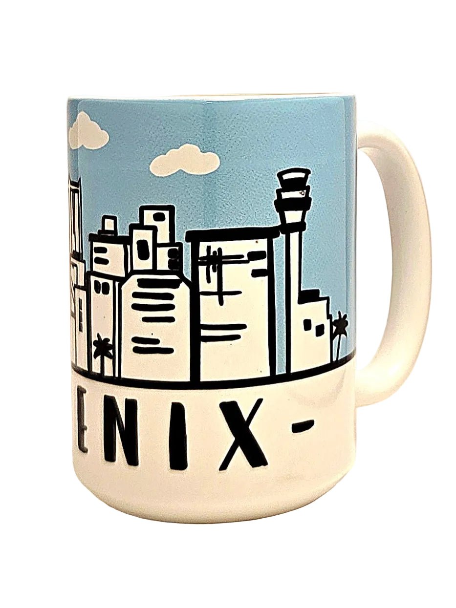 Phoenix Souvenir Mug - 15oz Ceramic Travel Keepsake - Coffee Quips Custom Drinkware