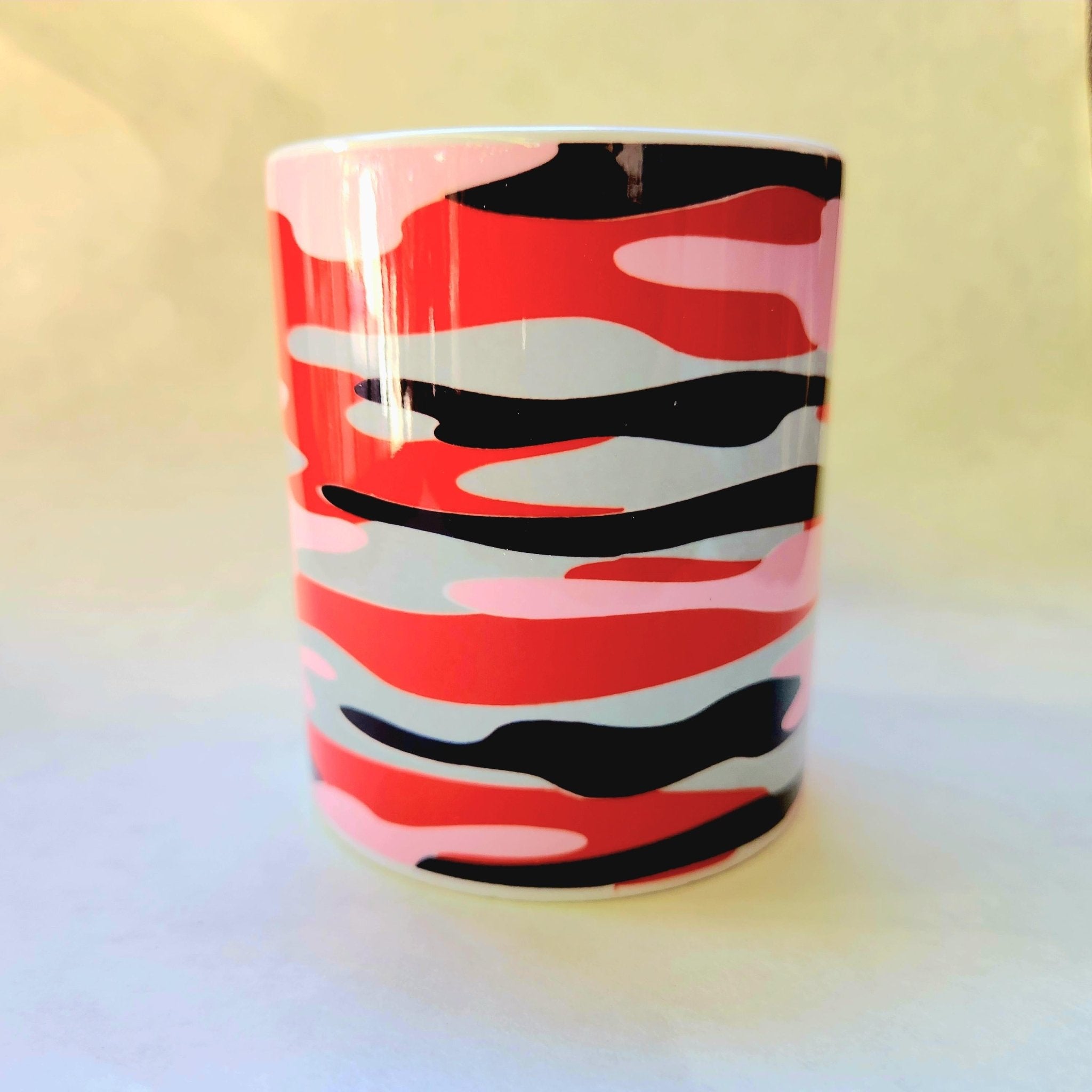 Pink Camo Coffee Mug: Crafted Ceramic Design - Coffee Quips Custom Drinkware
