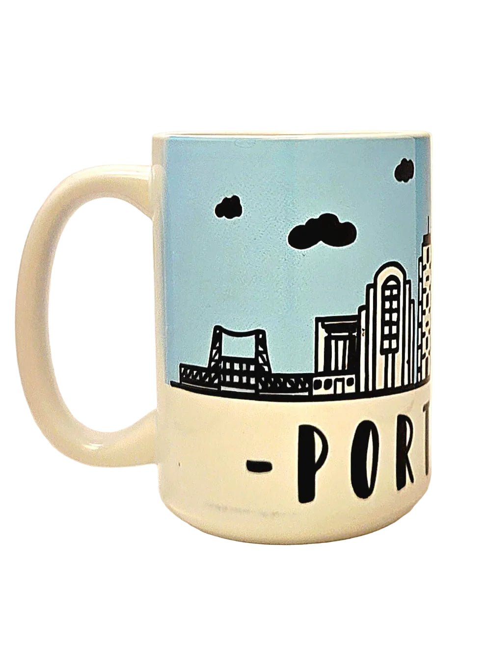 Portland Souvenir Mug - 15oz Ceramic Travel Keepsake - Coffee Quips Custom Drinkware