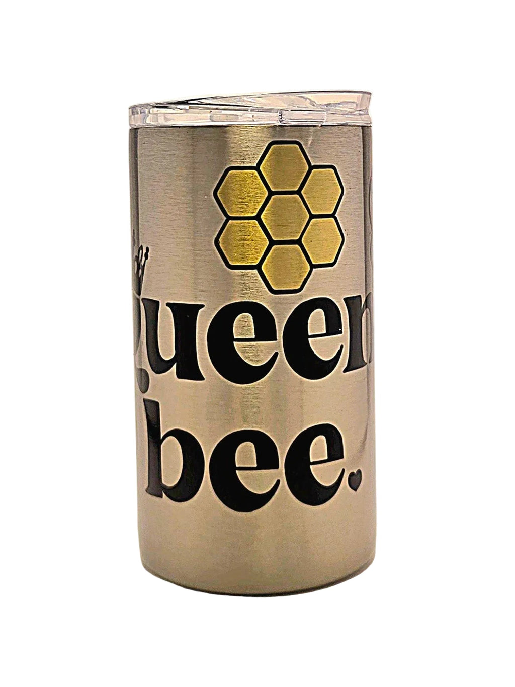 Queen Bee Grow With Me little queen 12oz Stainless Tumbler BPA free dual lid - Coffee Quips Custom Drinkware