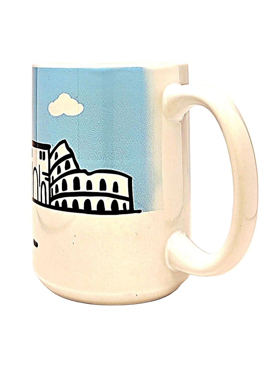Rome Souvenir Mug - 15oz Ceramic Travel Keepsake - Coffee Quips Custom Drinkware