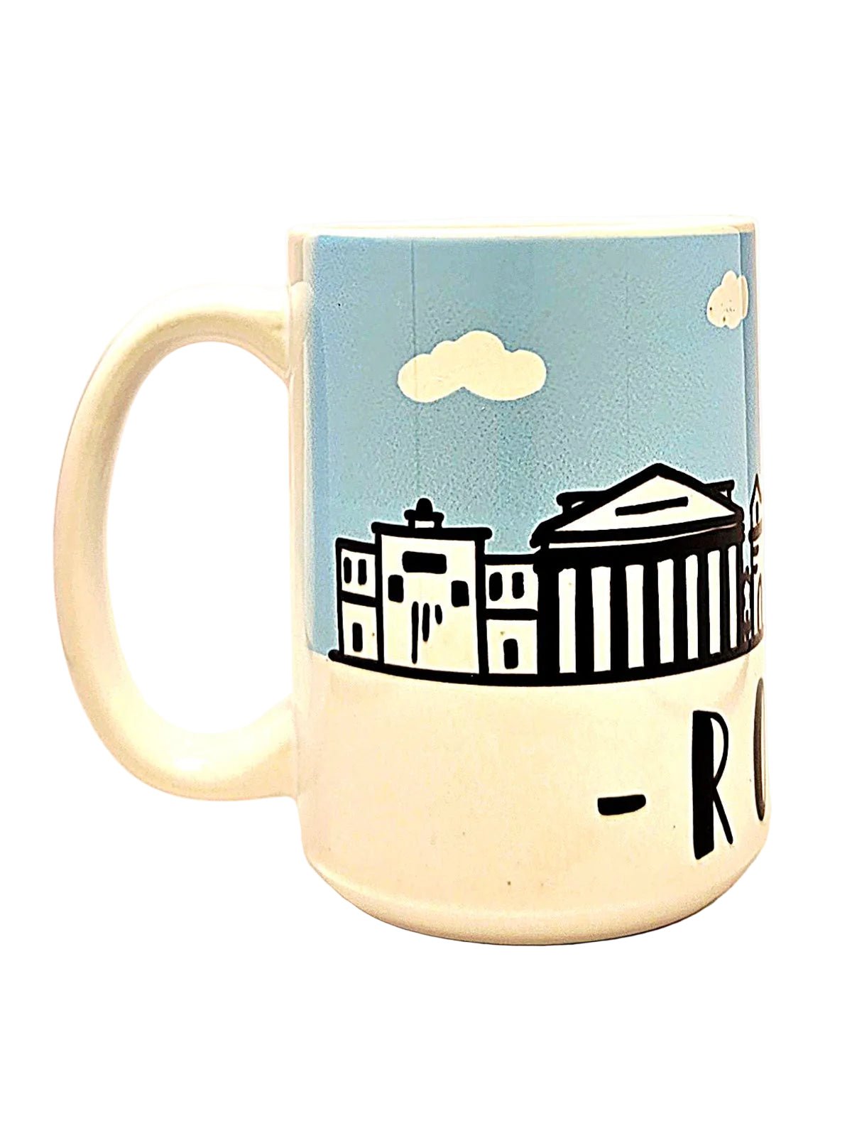 Rome Souvenir Mug - 15oz Ceramic Travel Keepsake - Coffee Quips Custom Drinkware