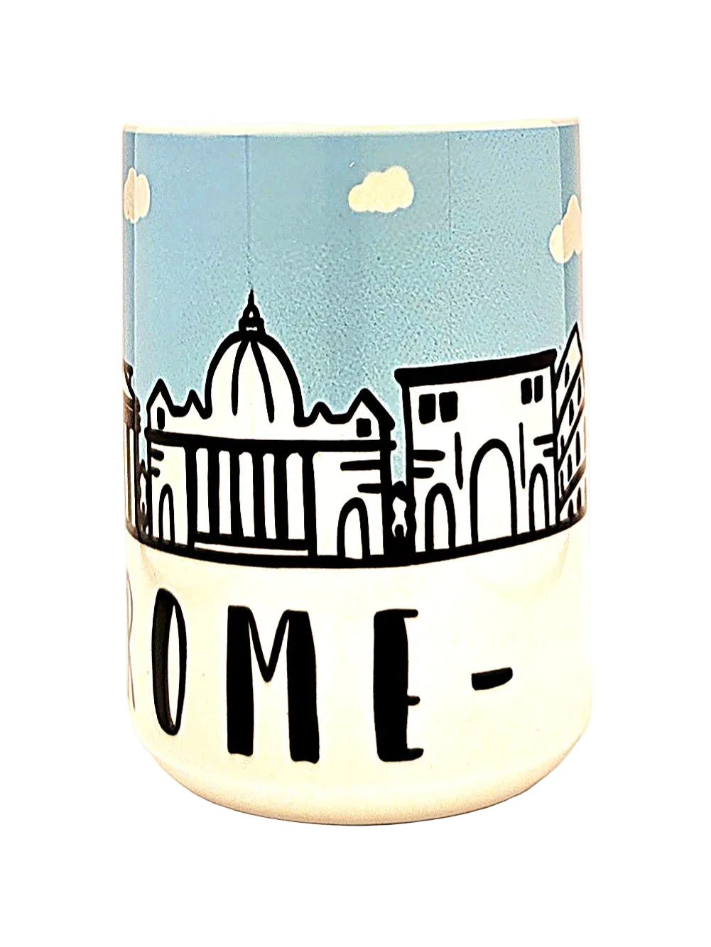 Rome Souvenir Mug - 15oz Ceramic Travel Keepsake - Coffee Quips Custom Drinkware