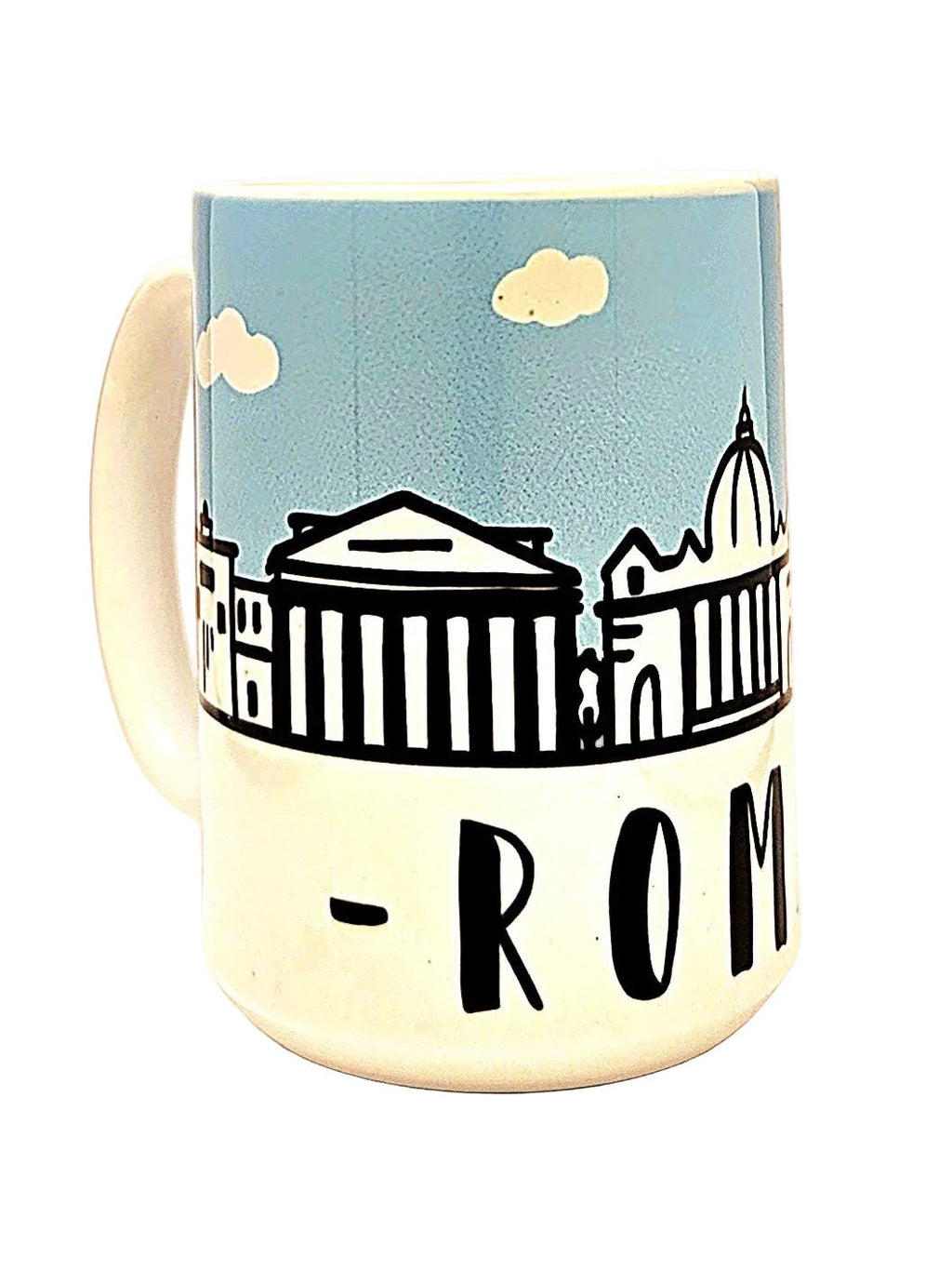 Rome Souvenir Mug - 15oz Ceramic Travel Keepsake - Coffee Quips Custom Drinkware