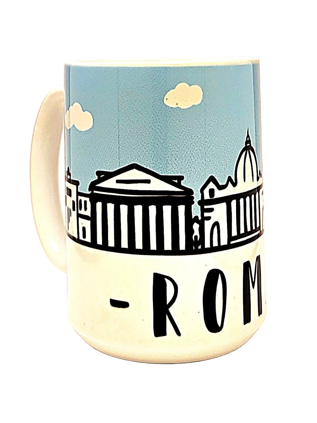 Rome Souvenir Mug - 15oz Ceramic Travel Keepsake - Coffee Quips Custom Drinkware