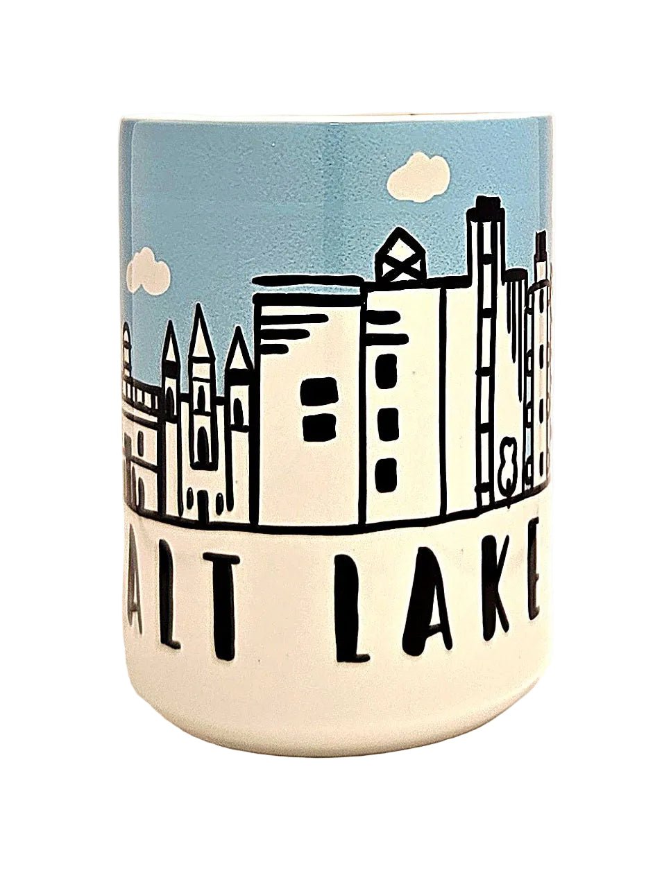 Salt Lake City Souvenir 15oz Ceramic Coffee Mug - Coffee Quips Custom Drinkware