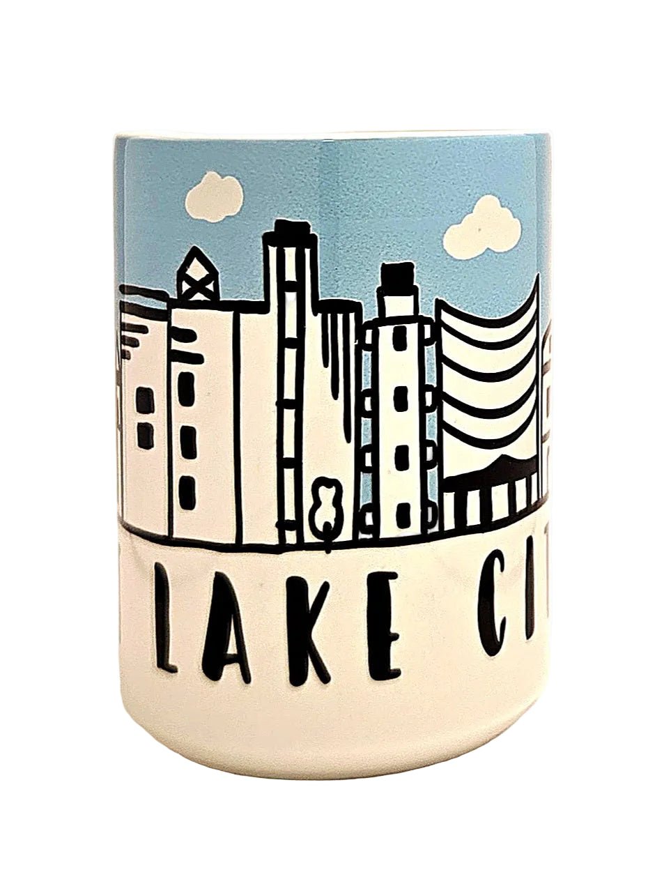 Salt Lake City Souvenir 15oz Ceramic Coffee Mug - Coffee Quips Custom Drinkware