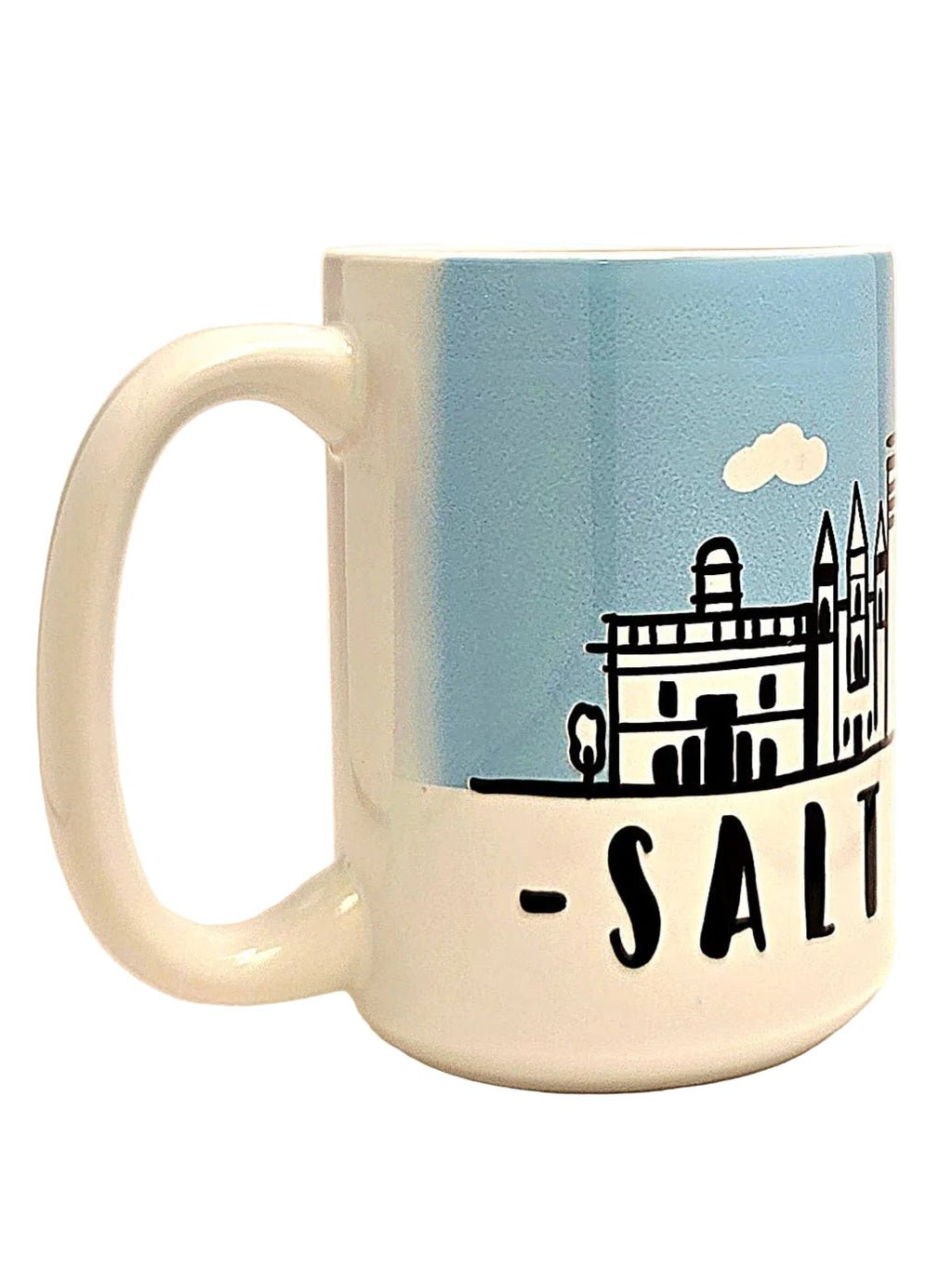 Salt Lake City Souvenir 15oz Ceramic Coffee Mug - Coffee Quips Custom Drinkware