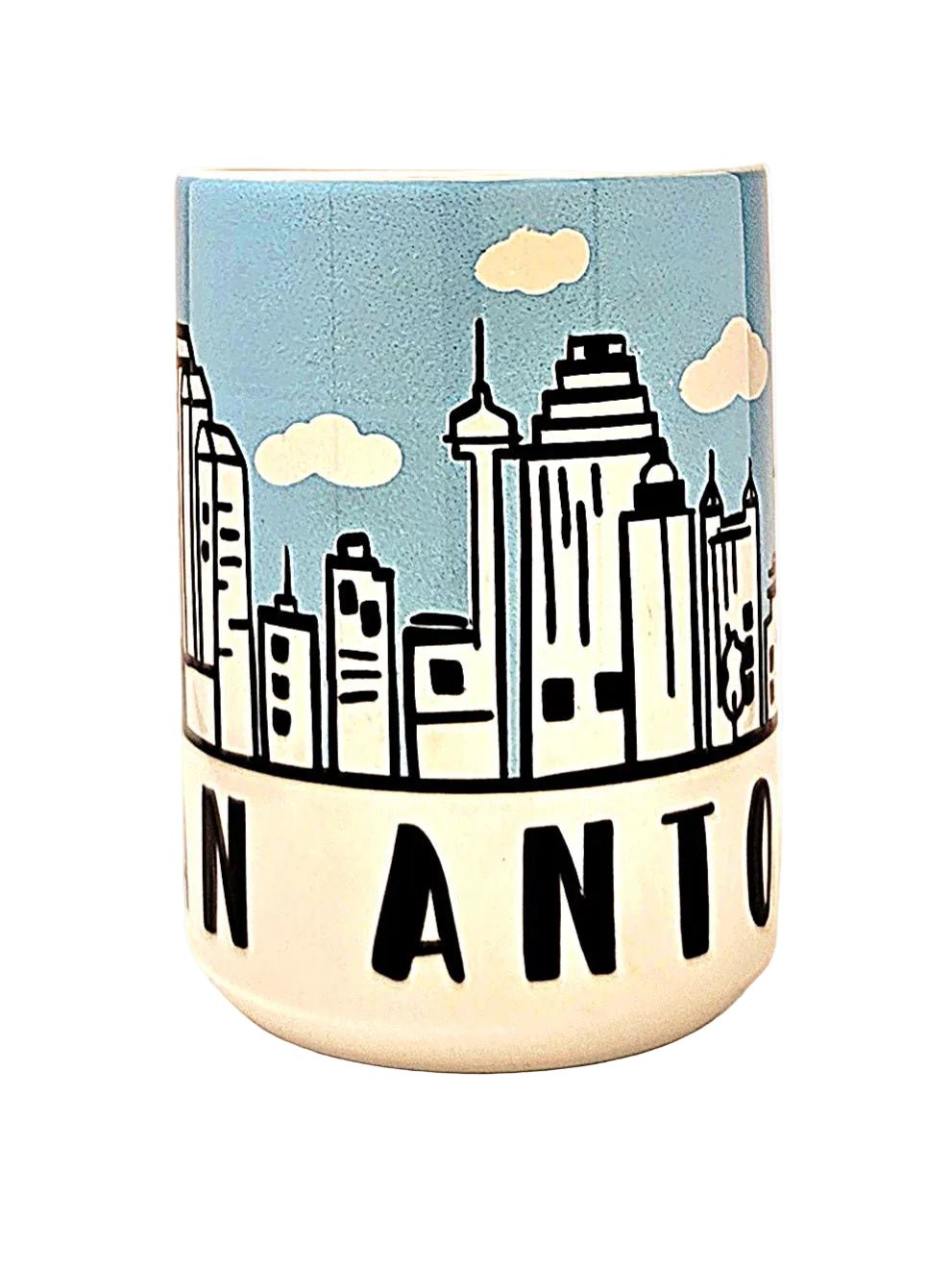San Antonio Souvenir Mug - 15oz Ceramic Skyline Travel Keepsake - Coffee Quips Custom Drinkware