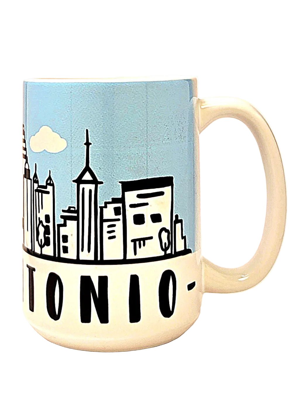 San Antonio Souvenir Mug - 15oz Ceramic Skyline Travel Keepsake - Coffee Quips Custom Drinkware